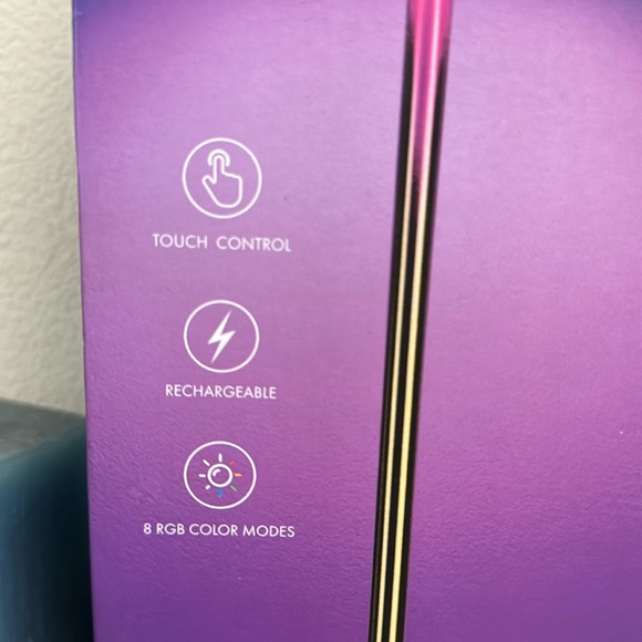 NIB, Metal LED Touch lamp with 8 different RGB colors, including color changing. - Picture 11 of 16